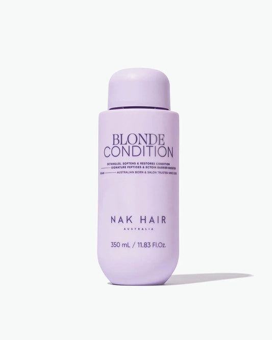 NAK Signature Blonde Condition 350ml lavender conditioner bottle