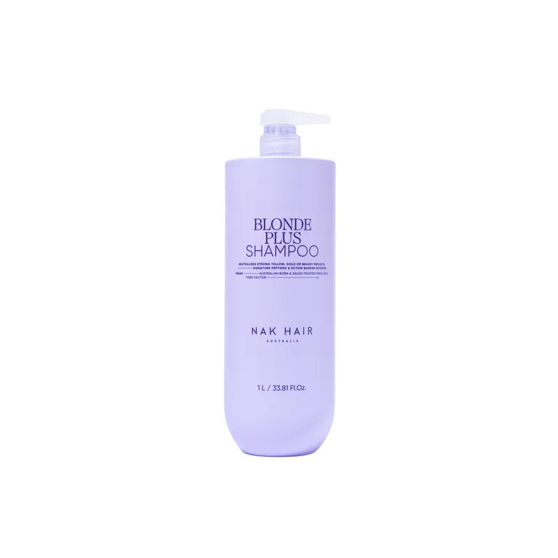 Nak Signature Blonde Plus Shampoo 1 Litre - MV hair and beauty