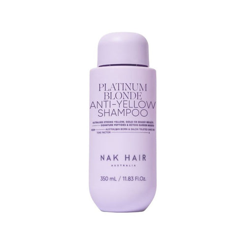 Nak Signature Platinum Blonde Anti-Yellow Shampoo 350ml - MV hair and beauty