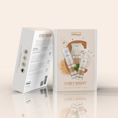 Natural Look Curly Boost Curly Hair Care Pack - MV hair and beauty