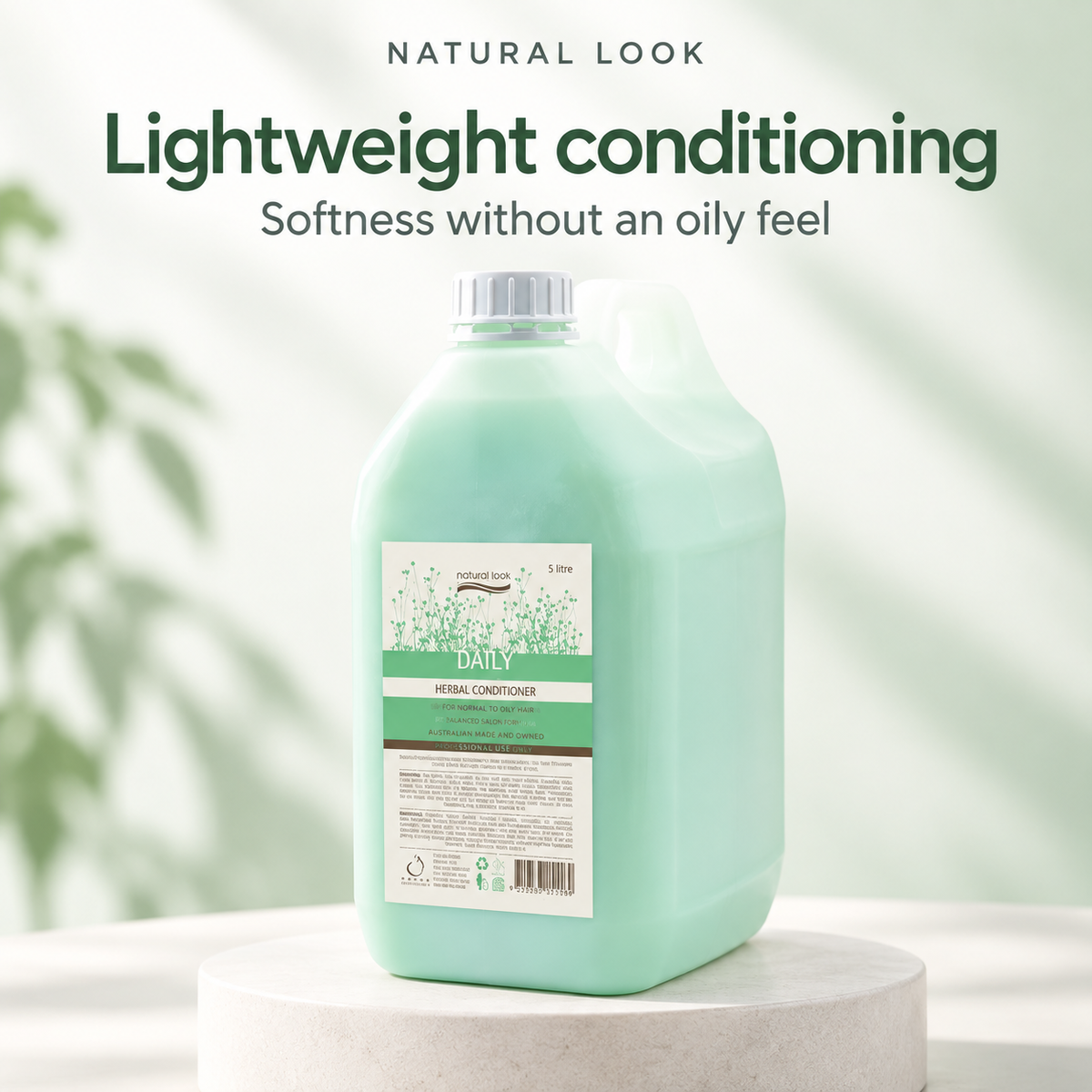 Natural Look Daily Herbal Conditioner 5 Litres – Lightweight conditioning. Softness without an oily feel