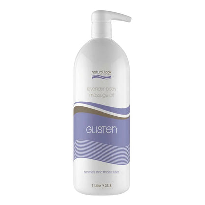 Natural Look Glisten Body Massage Oil Lavender - MV hair and beauty
