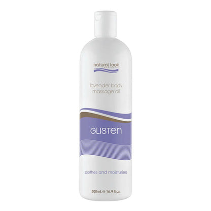 Natural Look Glisten Body Massage Oil Lavender - MV hair and beauty