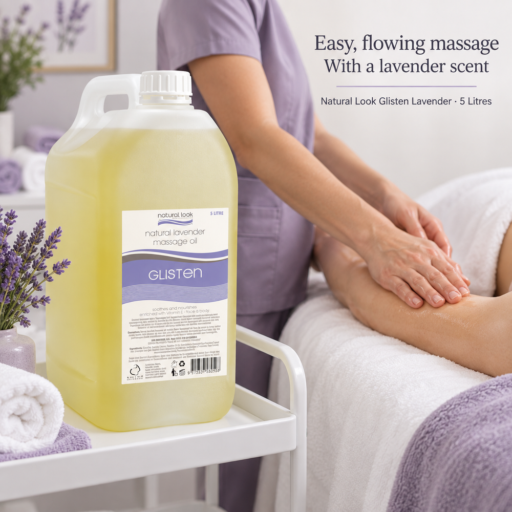 Natural Look Glisten Lavender Massage Oil 5 Litres - MV hair and beauty