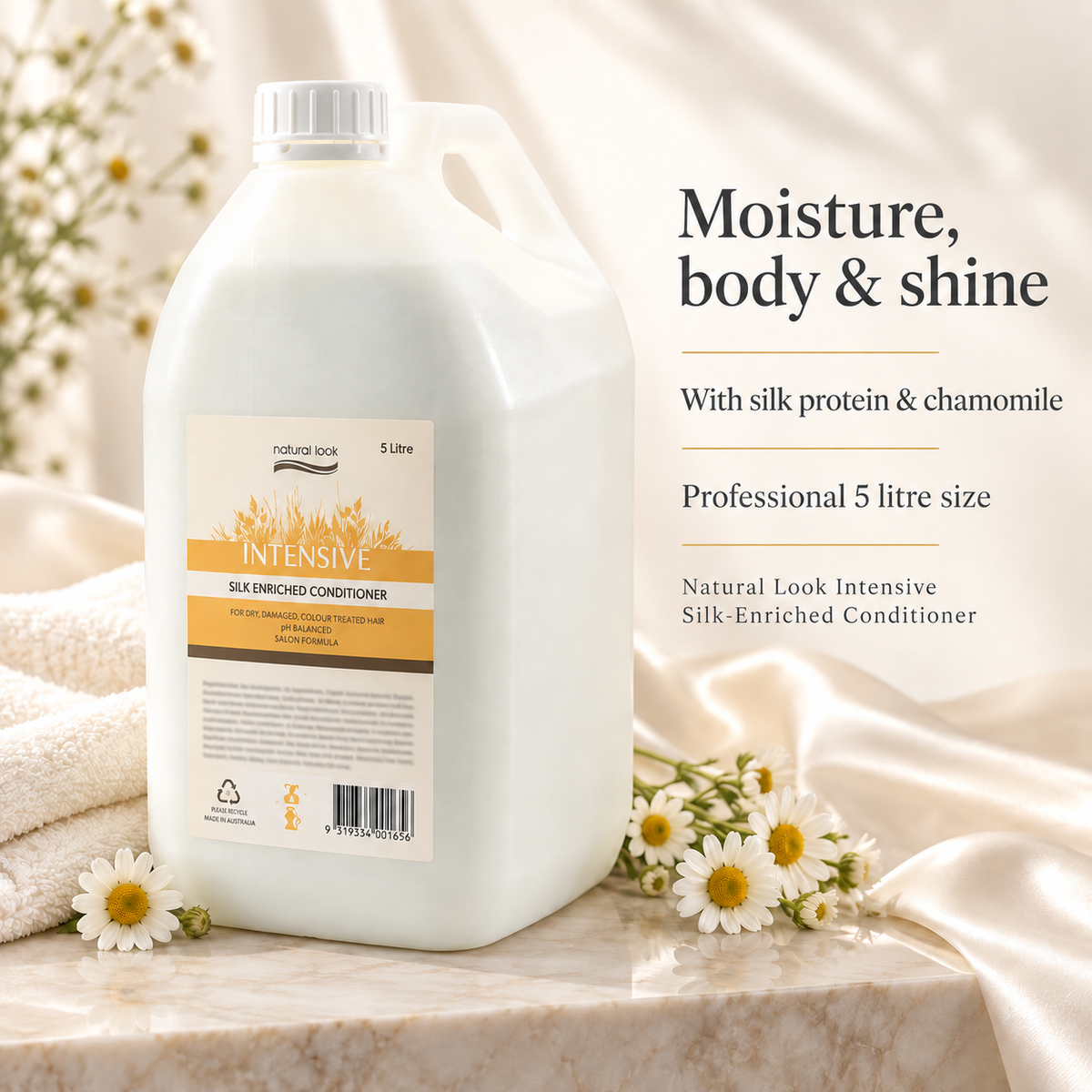 Natural Look Intensive Silk-Enriched Conditioner 5 Litres - MV hair and beauty