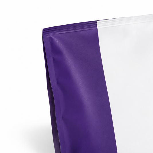 Natural Look Ice Blonde Violet Bleach 500g purple and white pouch seam detail