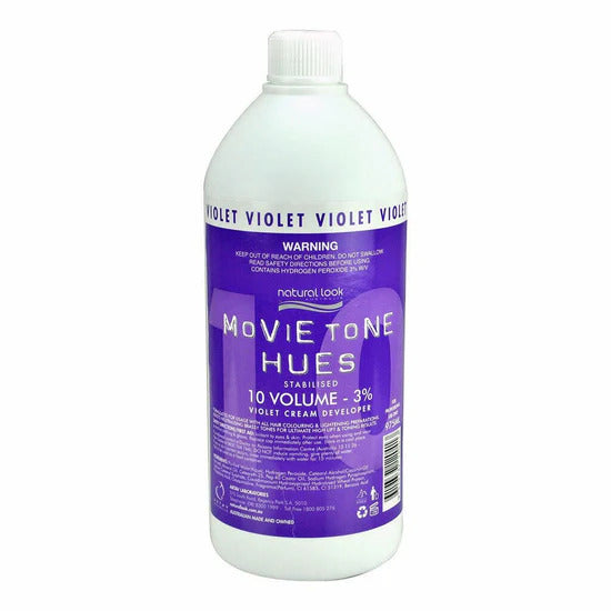 Natural Look Movie Tone Hues Violet Cream Peroxide 10 vol 950ml