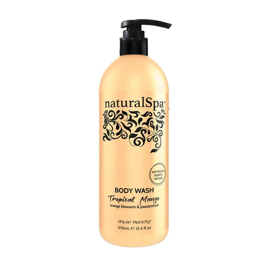 Natural Look Tropical Mango Body Wash 375ml pump bottle