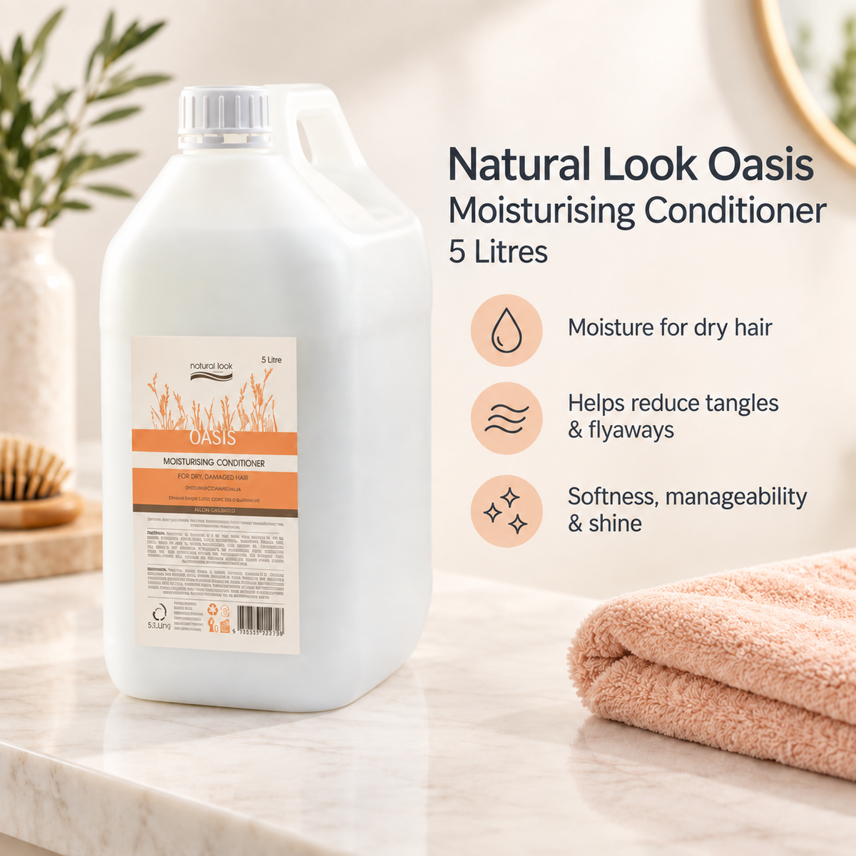 Natural Look Oasis Moisturising Conditioner 5 Litres - MV hair and beauty