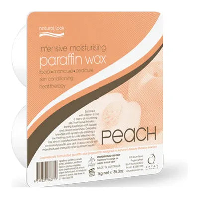 Natural Look Paraffin Peach Wax - MV hair and beauty