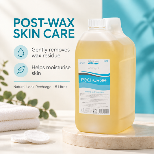 Natural Look Recharge Waxing Oil 5 Litres - MV hair and beauty