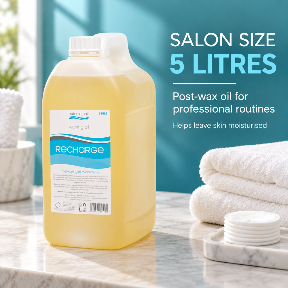 Natural Look Recharge Waxing Oil 5 Litres - MV hair and beauty