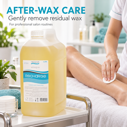 Natural Look Recharge Waxing Oil 5 Litres - MV hair and beauty