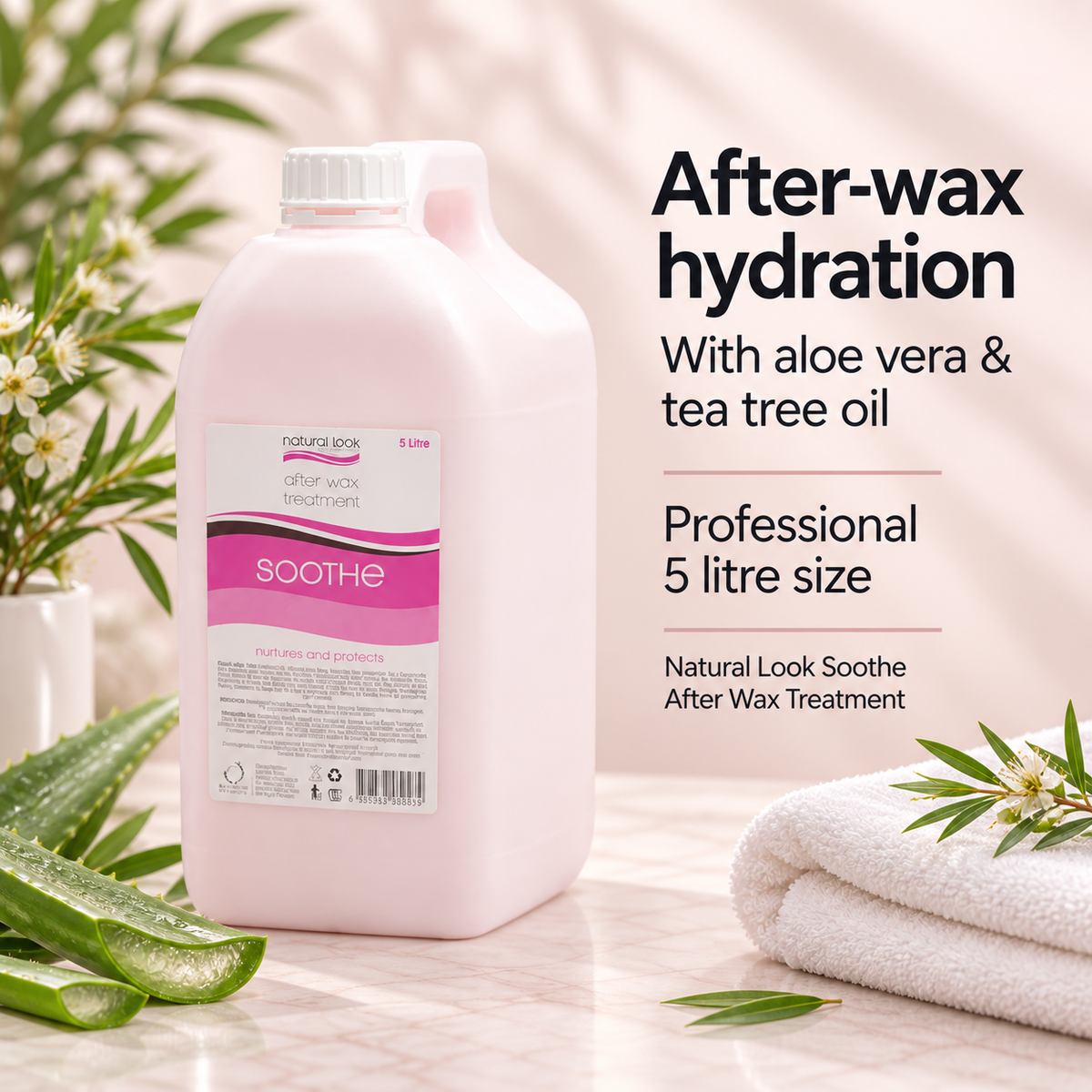 Natural Look Soothe After Wax Treatment 5 Litres - MV hair and beauty