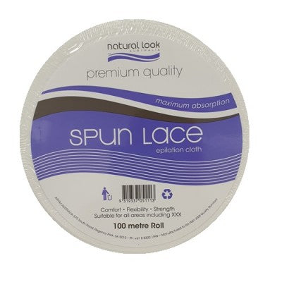 Natural Look Spun Lace White Epilation Cloth - MV hair and beauty