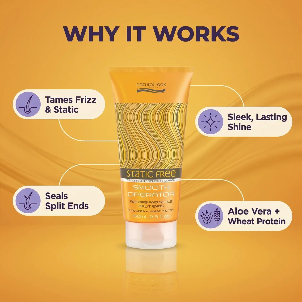 Natural Look Static Free Smooth Operator - MV hair and beauty