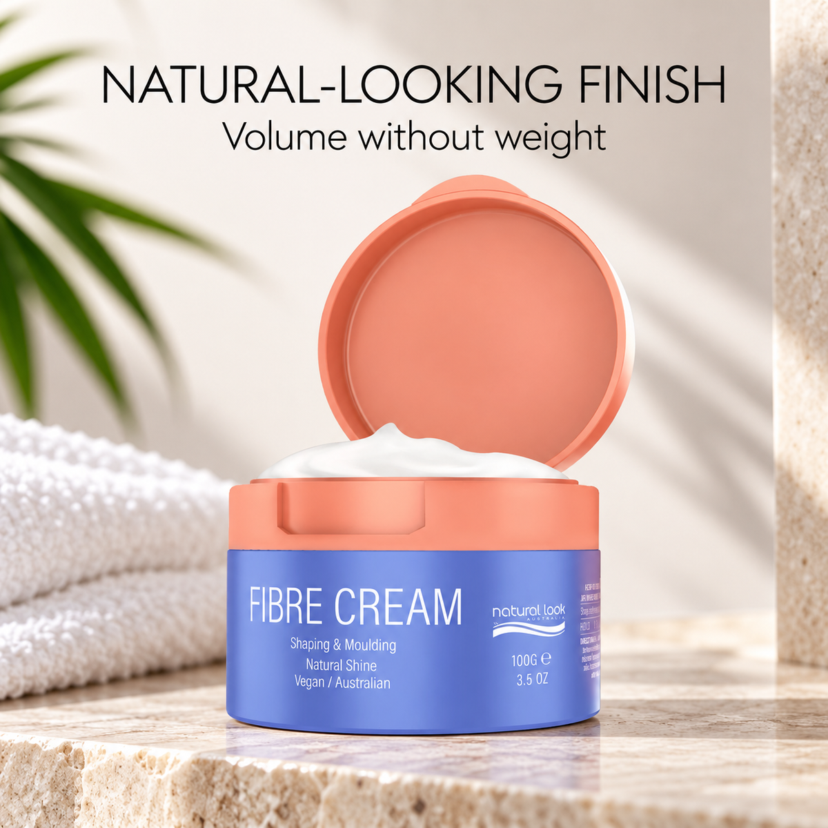 Natural Look Fibre Cream: natural-looking finish
