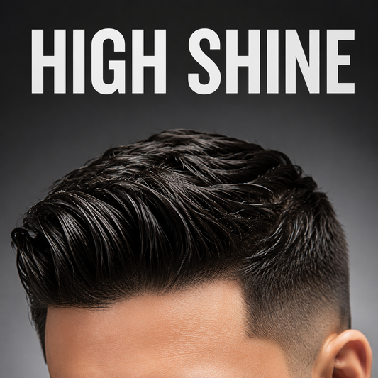 Natural Look StyleArt Gel Wax high-shine benefit graphic on styled dark hair