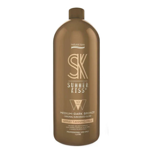 Natural Look Summer Kiss  Medium-Dark Bronze Spray Tanning Milk (10% DHA) - MV hair and beauty