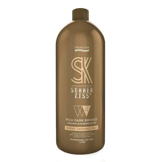 Natural Look Summer Kiss  Rich Dark Bronze Spray Tanning Milk (12% DHA) - MV hair and beauty