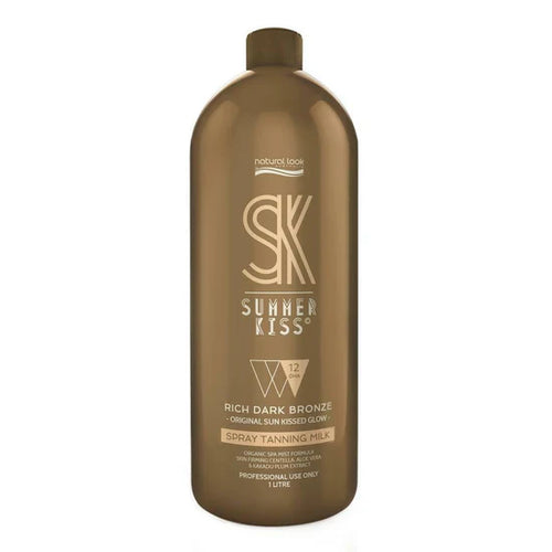 Natural Look Summer Kiss  Rich Dark Bronze Spray Tanning Milk (12% DHA) - MV hair and beauty