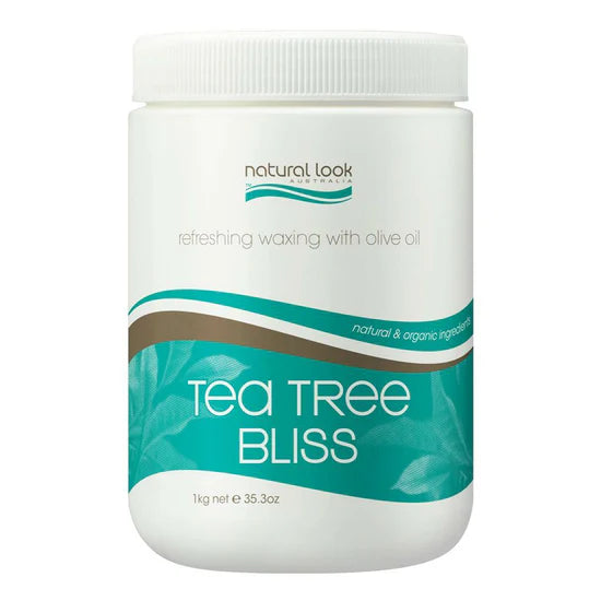Natural Look Wax Refreshing Unisex Olive Oil Tea Tree Bliss - MV hair and beauty
