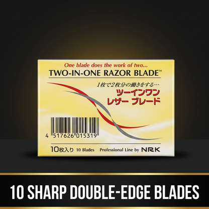 Nikky 2-in-1 Razor Blades - 10 sharp double-edge blades