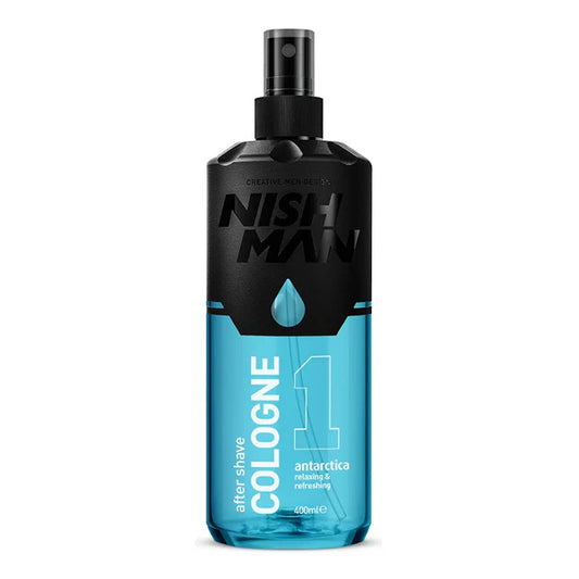 Nish Man Antarctica 01 aftershave cologne product presentation