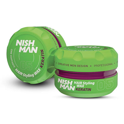 Nish Man Aqua Hair Styling Wax GumGum 150m - MV hair and beauty