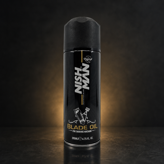 Nish Man Blade Oil 200ml - premium studio product photo