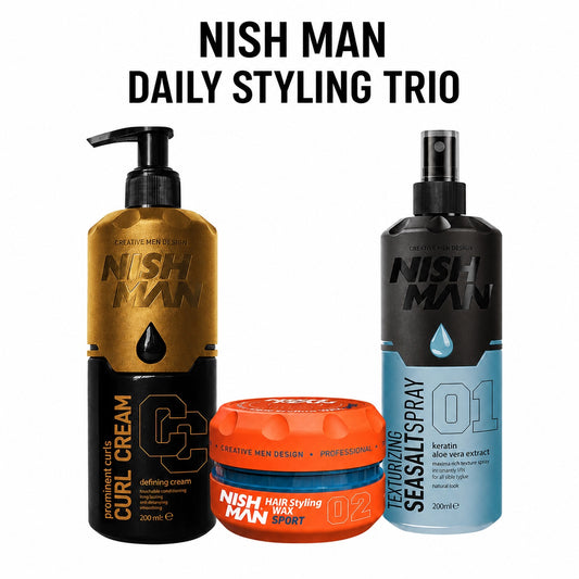 Nish Man Daily Styling Trio - Hero