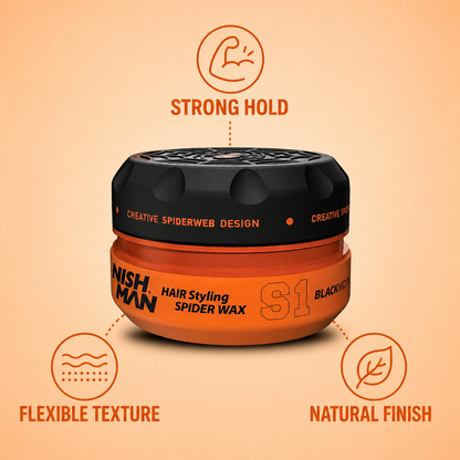 Nish Man Spider Wax 150ml verified feature graphic