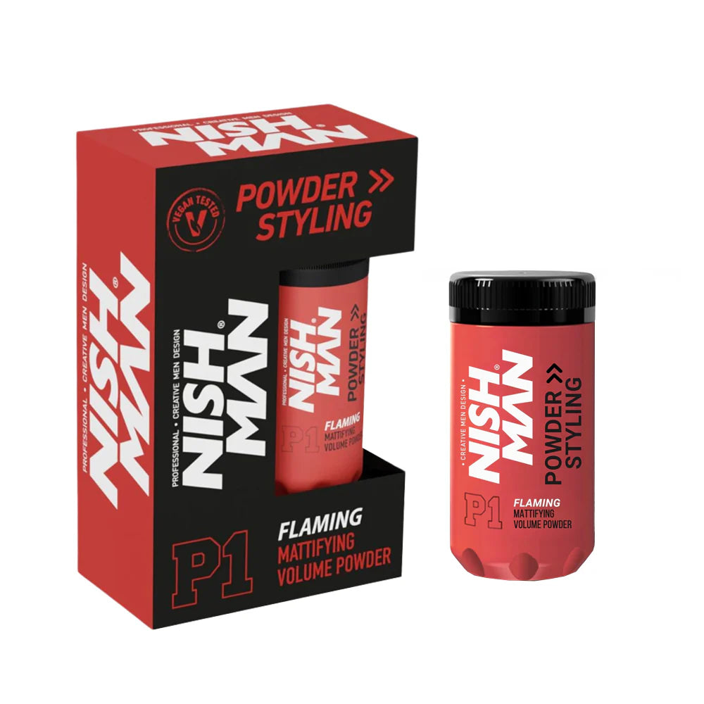 Nish Man Mattifying Hair Volumising Powder - MV hair and beauty
