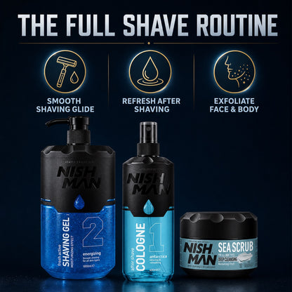 Nish Man Shave & Skin Trio - Benefits