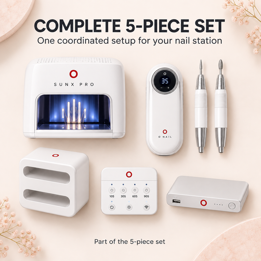 O NAIL AI Nail Care Equipment Set complete five-piece salon station