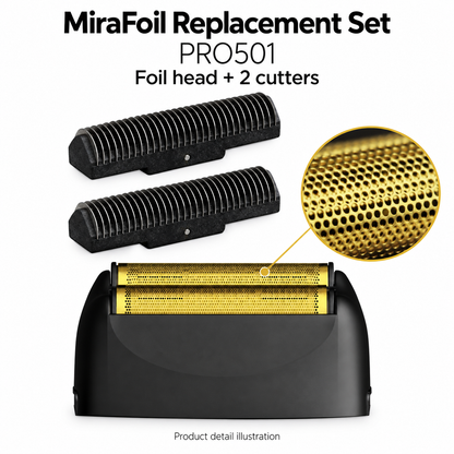 Illustrative product graphic: Pro-One MiraFoil PRO501 detail; not a separate product photograph