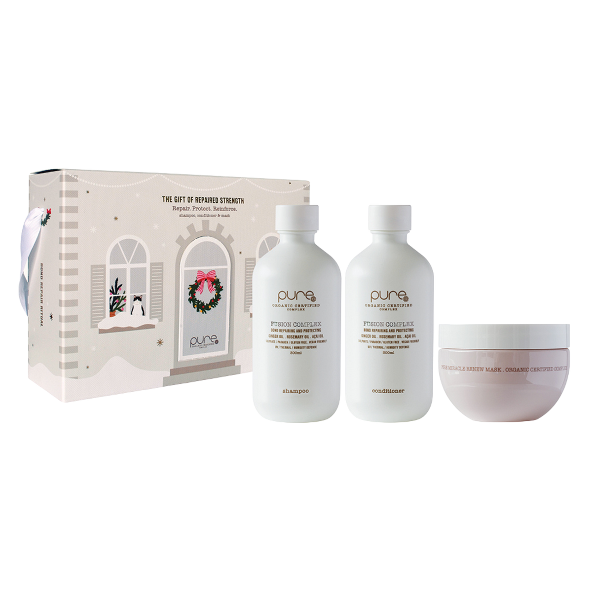 PURE 2026 Christmas Trio Gift Pack - Fusion Complex gift box with contents