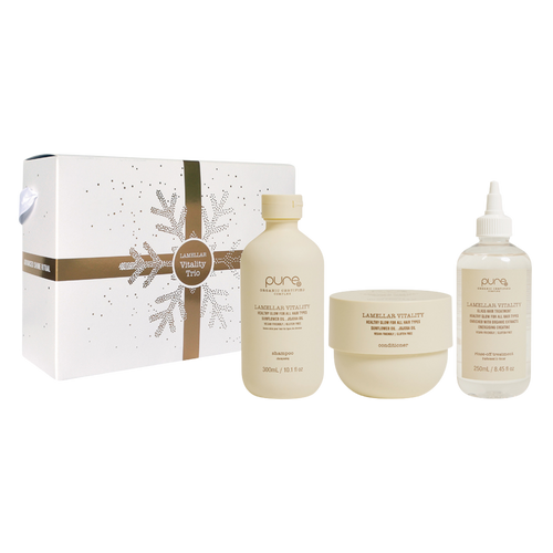PURE 2026 Christmas Trio Gift Pack - Lamellar Vitality gift box with contents