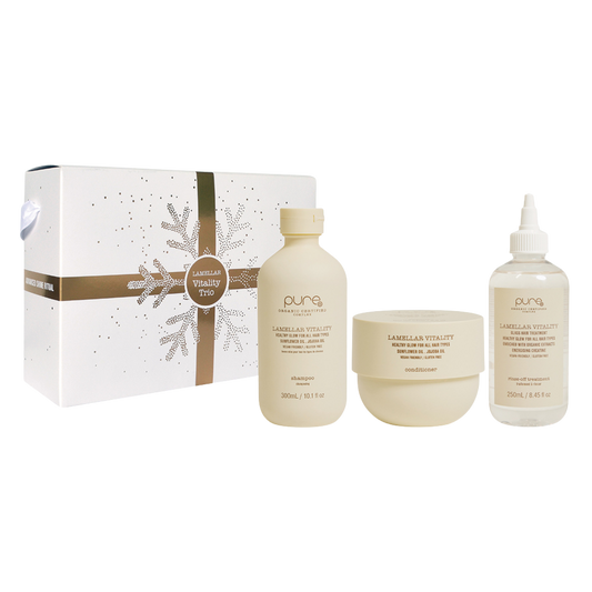 PURE 2026 Christmas Trio Gift Pack - Lamellar Vitality gift box with contents