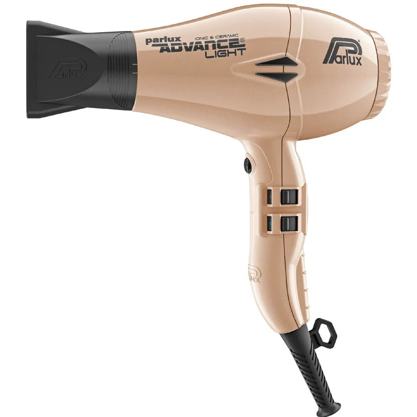 Parlux Advance Light Ceramic and Ionic Hair Dryer - Gold - MV hair and beauty