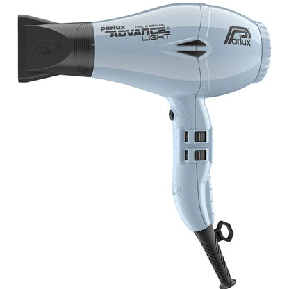 Parlux Advance Light Ceramic and Ionic Hair Dryer - Ice Blue - MV hair and beauty