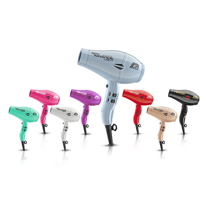 Parlux Advance Light Ceramic and Ionic Hair Dryer - Ice Blue - MV hair and beauty