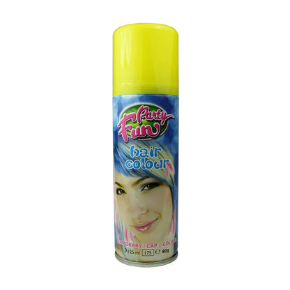 Party Fun Yellow Temporary Hair Colour Spray 125ml