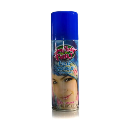 Party Fun Blue Temporary Hair Colour Spray 125ml