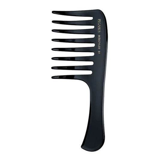 Pegasus BioStyler B1 black wide-tooth styling comb