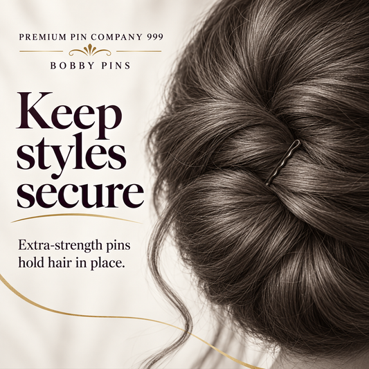 Premium Pin Company 999 Bobby Pins - Keep styles secure. Extra-strength pins hold hair in place.