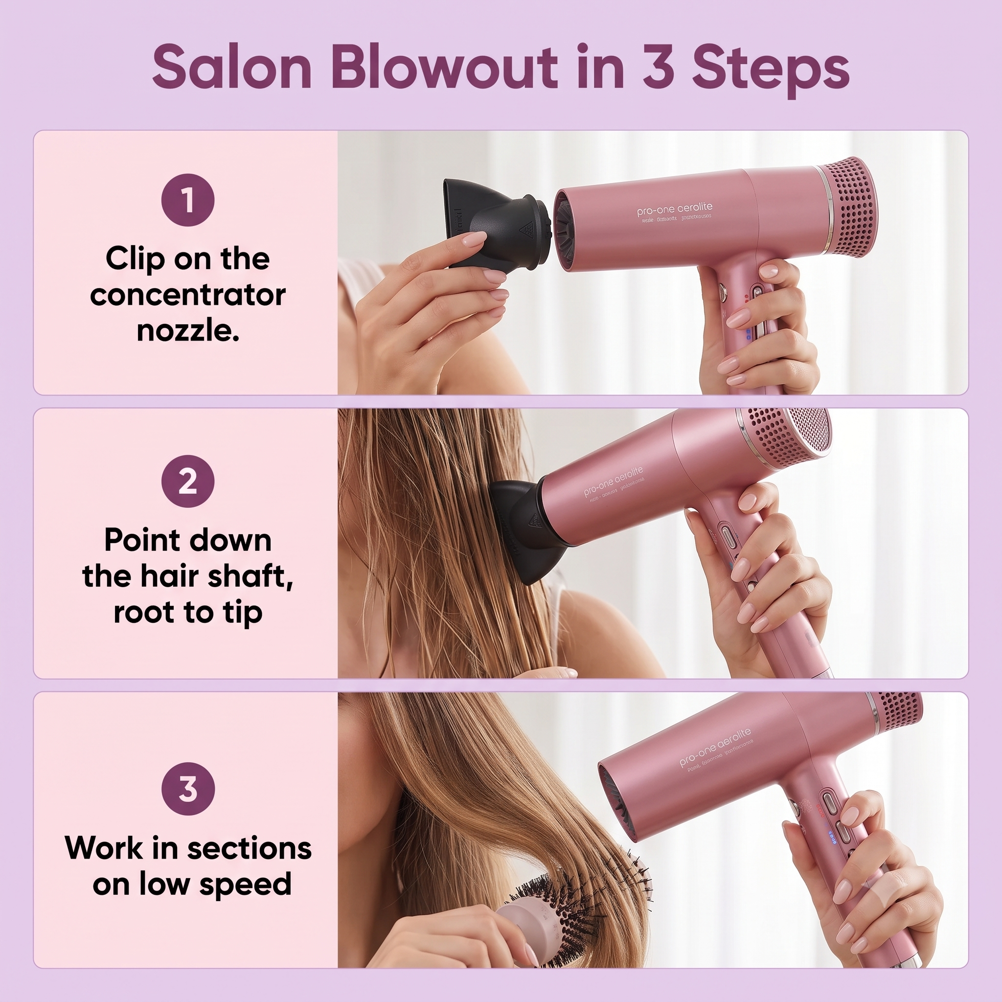 Pro-One Aerolite Hair Dryer - MV hair and beauty