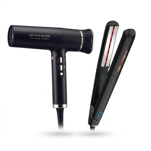Pro-One Aerolite Hair Dryer and Speedy 230 IR Straigtner - MV hair and beauty