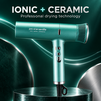 Pro-One Aerolite Hairdryer Emerald Green benefit image 2