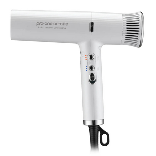 Pro-One Aerolite Hairdryer - Pearl White - MV hair and beauty
